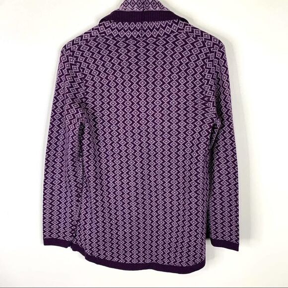 Neve NWT Lisa Cardigan Purple Merino Blend Small - Picture 7 of 11